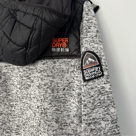 Superdry Storm Softshell Hybrid Zip Hooded Jacket - Picture 7 of 11